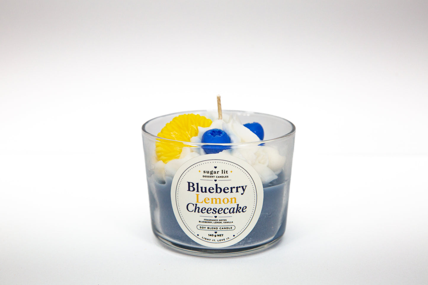 Blueberry Lemon Cheesecake — Bakery Dessert Candle