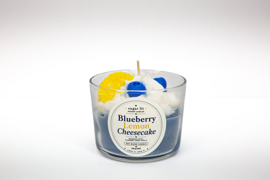 Blueberry Lemon Cheesecake — Bakery Dessert Candle