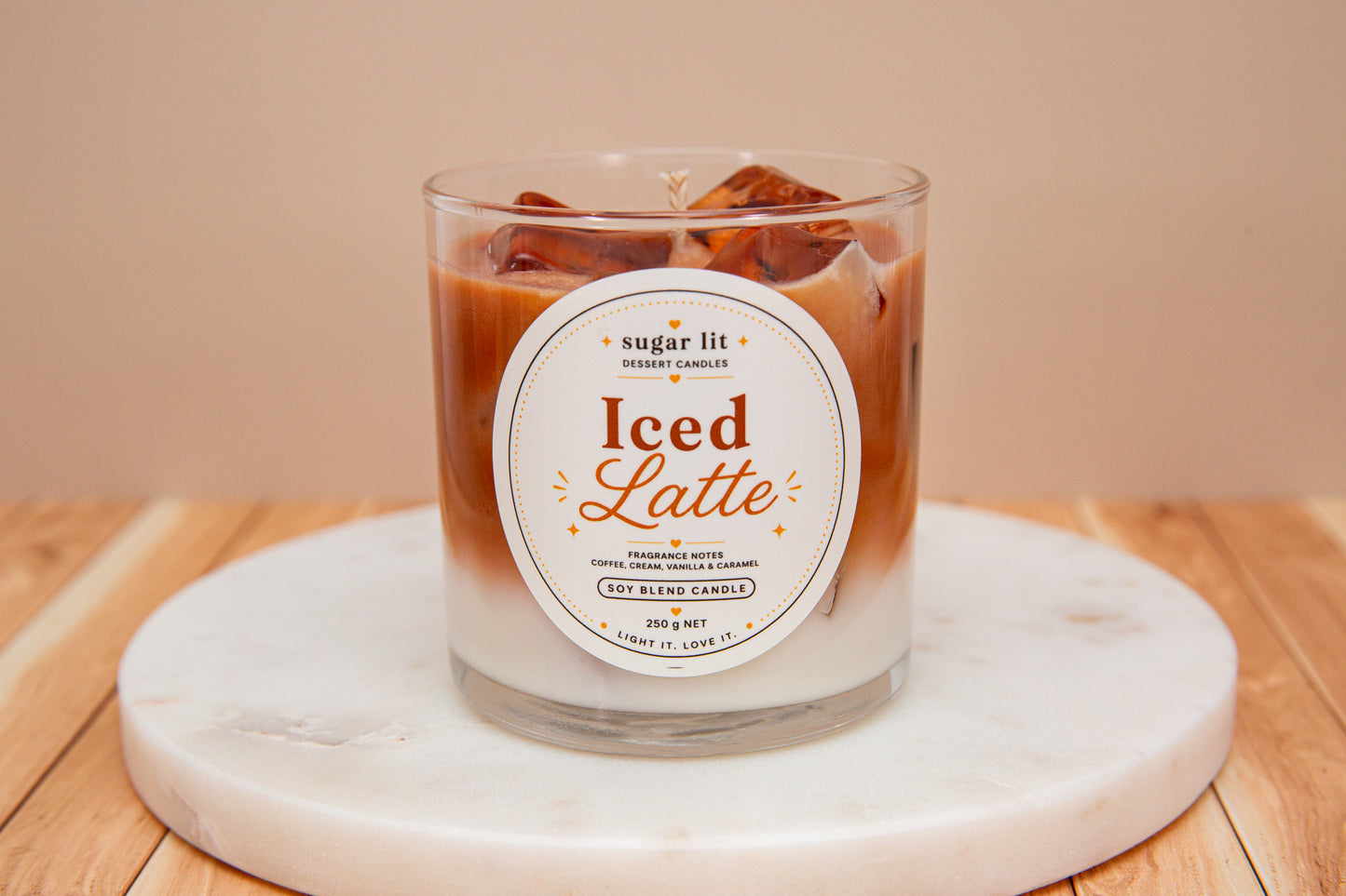 Iced Latte — Coffee Scented Drink Candle