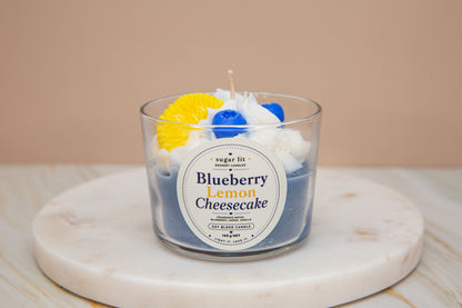Blueberry Lemon Cheesecake — Bakery Dessert Candle