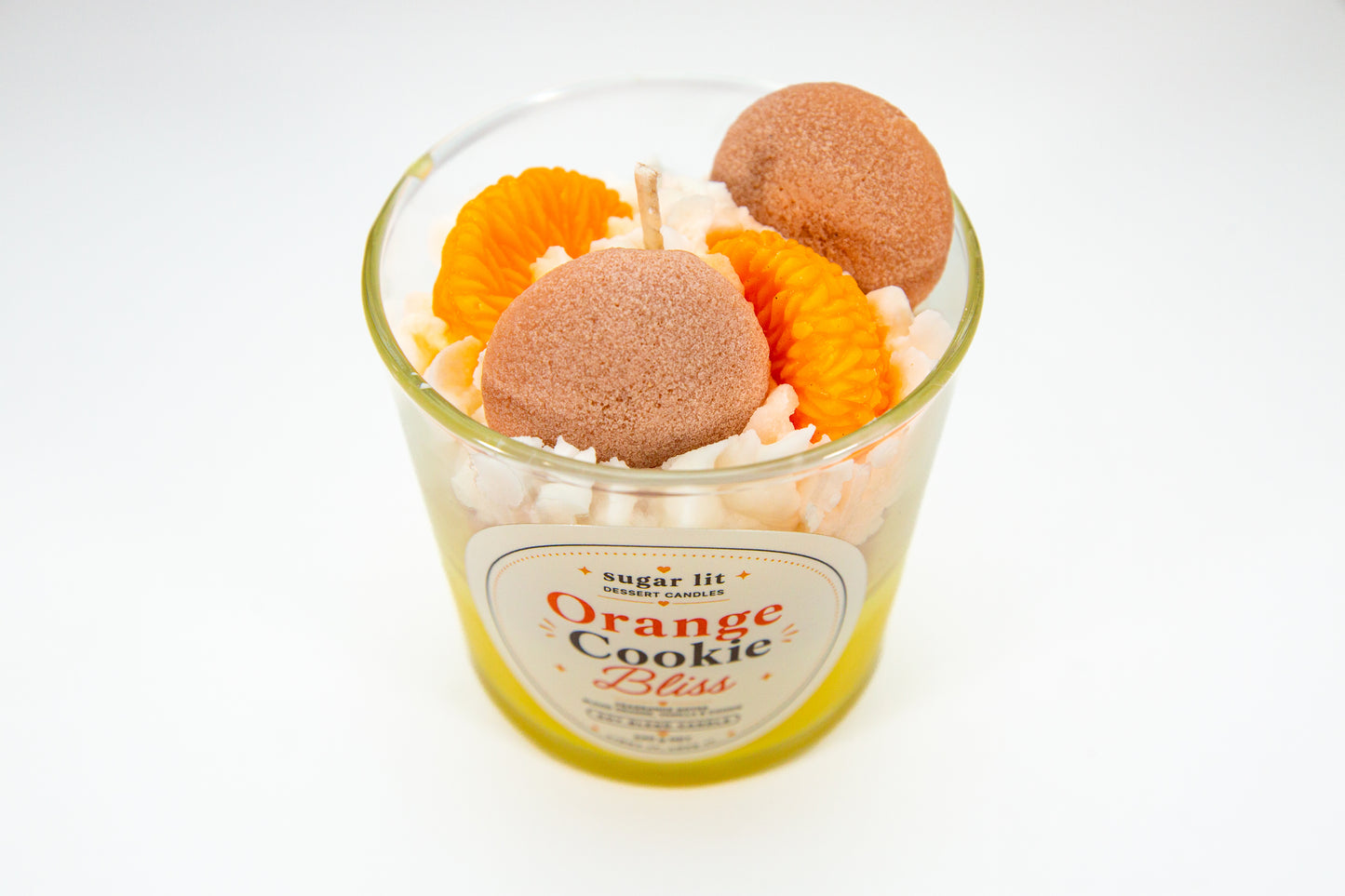 Orange Cookie Bliss — Citrus Cookie Dessert Candle