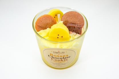 Banana Chocolate Cookie Delight — Fruity Dessert Candle