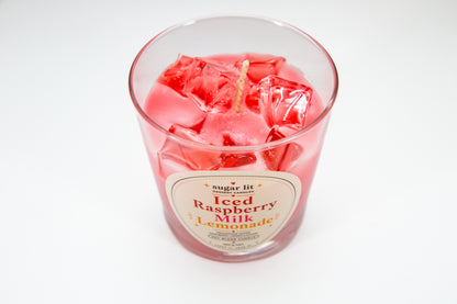 Iced Raspberry Milk Lemonade — Fruity Drink Candle