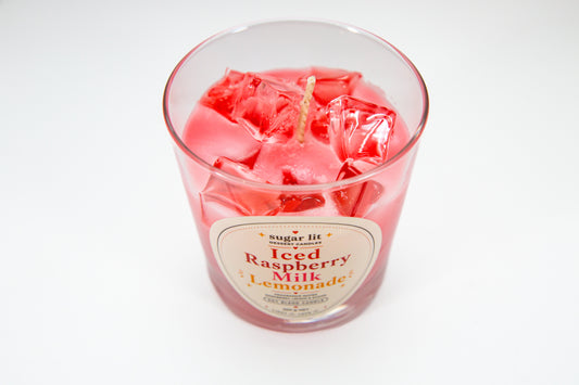 Iced Raspberry Milk Lemonade — Fruity Drink Candle