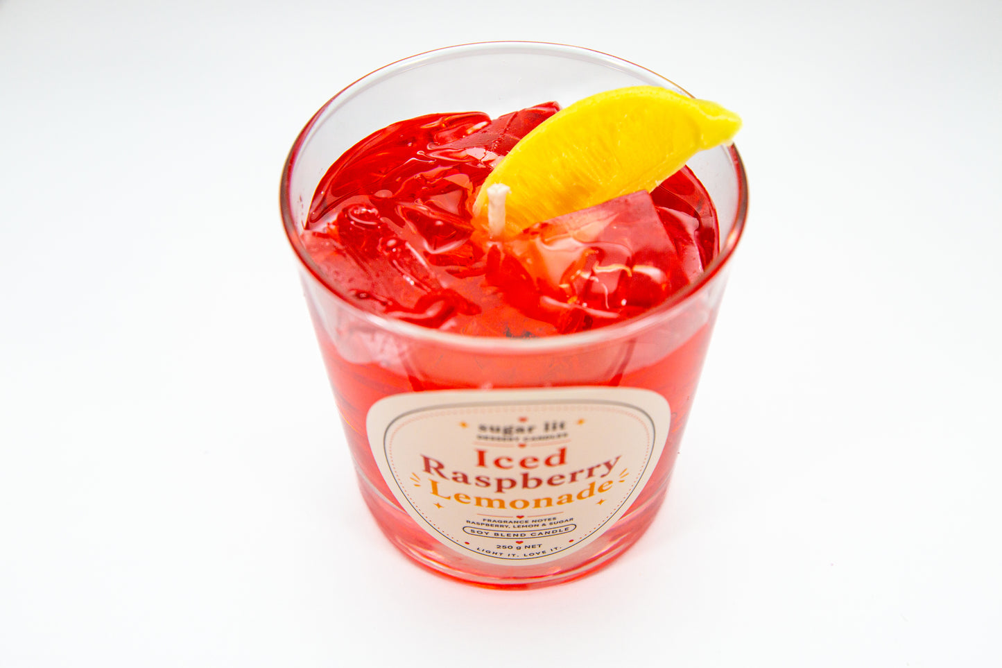 Iced Raspberry Lemonade — Fruity Drink Candle