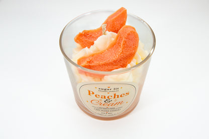 Peaches & Cream — Fruity Dessert Candle