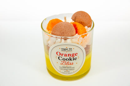 Orange Cookie Bliss — Citrus Cookie Dessert Candle