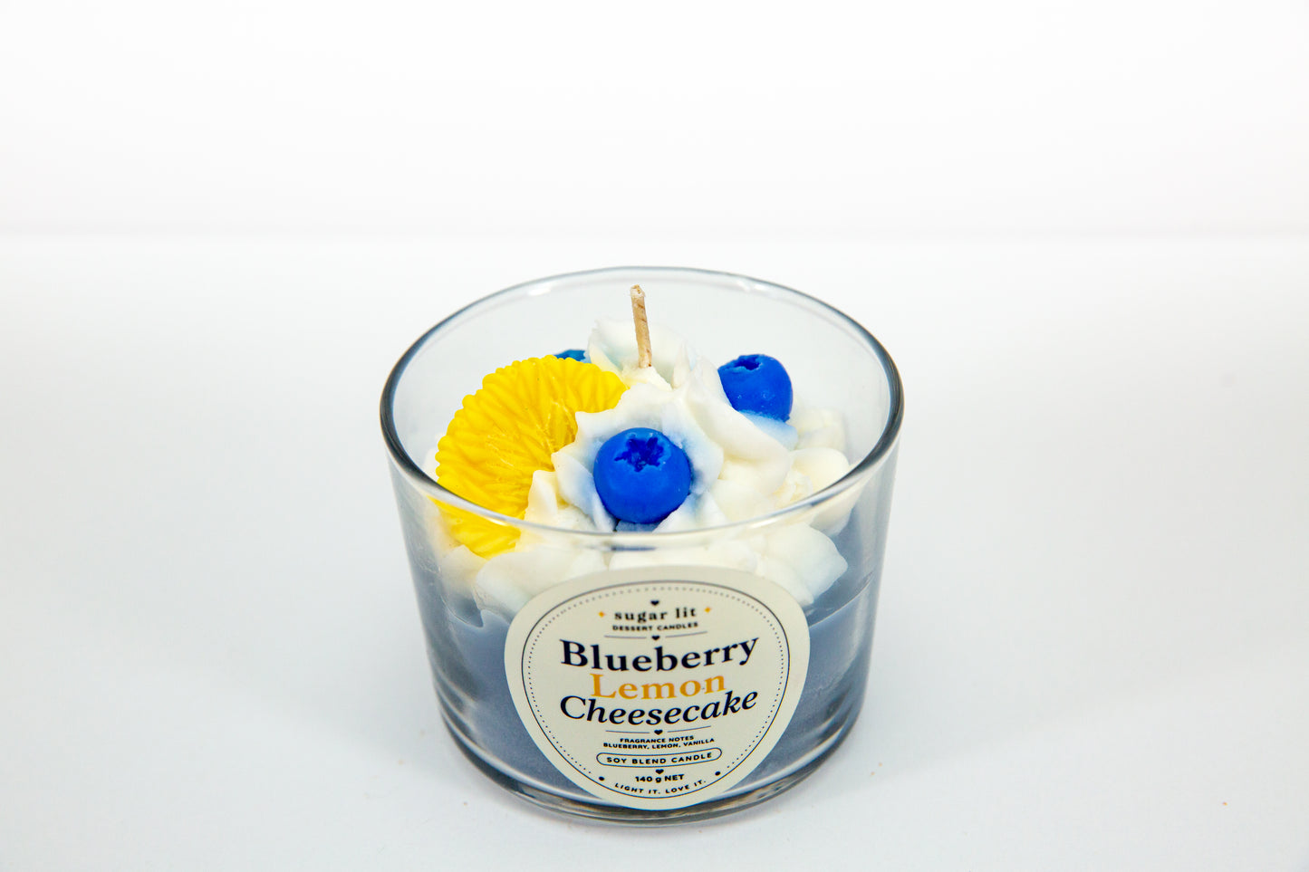 Blueberry Lemon Cheesecake — Bakery Dessert Candle