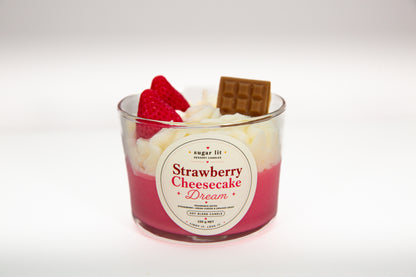 Strawberry Cheesecake Dream — Bakery Dessert Candle